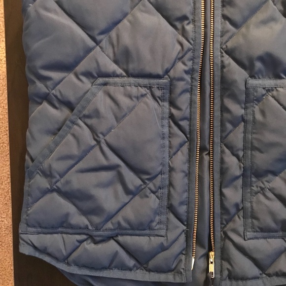 Navy J Crew quilted excursion vest - Picture 4 of 6